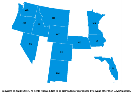 ILEC Local Regions Map